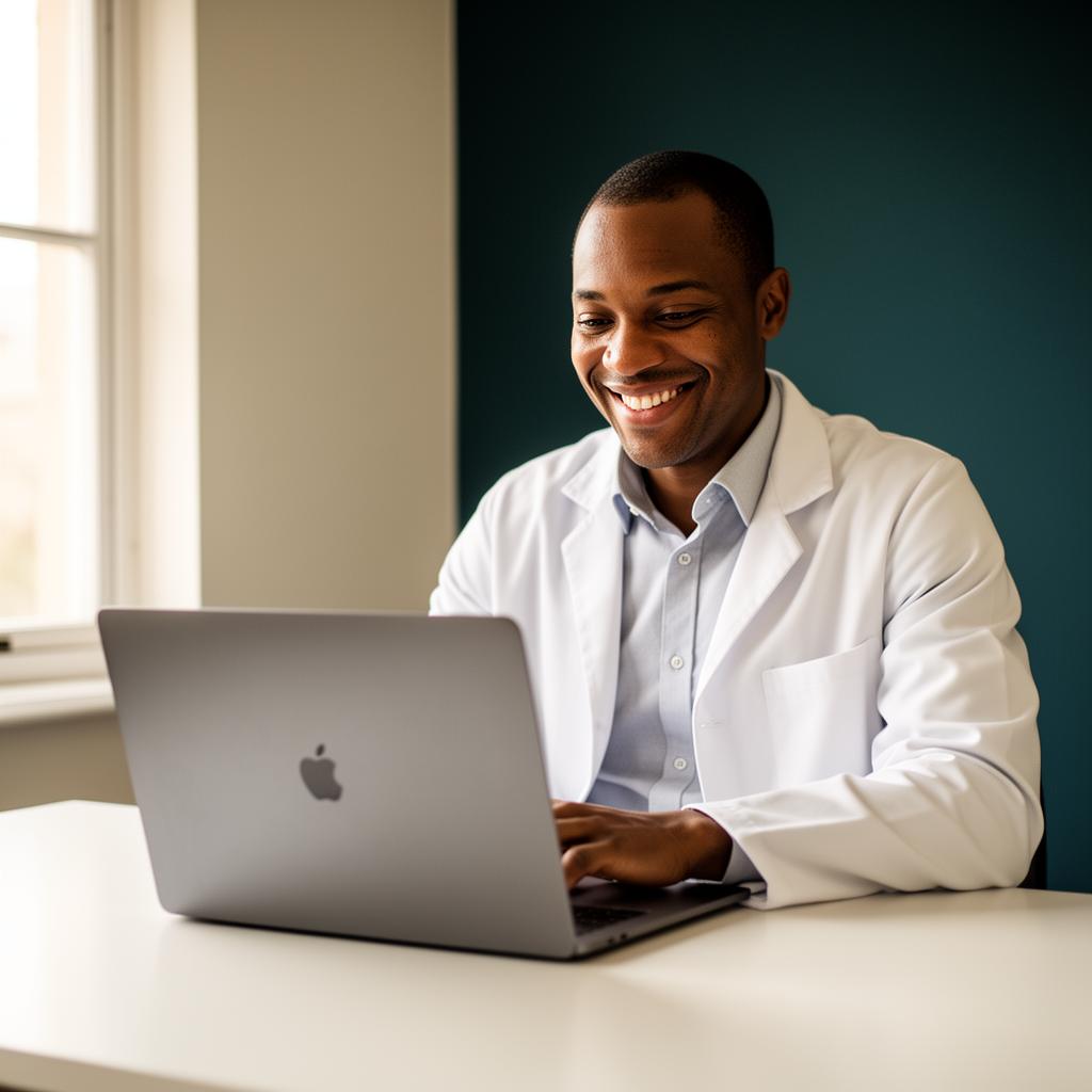 Practitioner using ClearDoc
